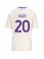 Moški Nogometna dresi replika Fiorentina Moise Kean #20 Gostujoči 2025-26 Kratek rokav Moški Nogometna dresi replika Fiorentina Moise Kean #20 Gostujoči 2025-26 Kratek rokav